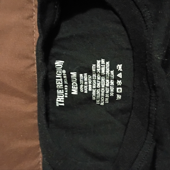 True Religion Designer Black Tee - Picture 4 of 4